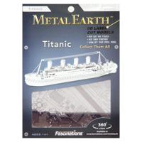 Eureka metal earth titanic ship zilver editie - thumbnail
