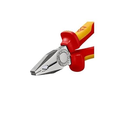 Knipex Kombi-tang verchroomd geïsoleerd met meer-componentengrepen, VDE-getest 180 mm - 0306180