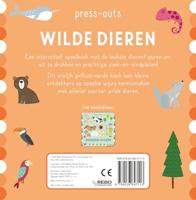 Rebo Publishers Kartonboek press-outs - wilde dieren - thumbnail