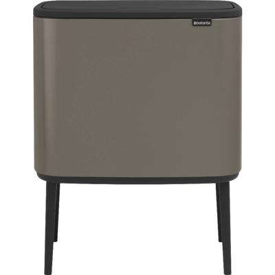 Brabantia Bo touch bin 11+23 liter platinum Brabantia Bo touch bin 11+23 liter platinum