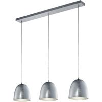 Moderne LED Hanglamp 3-lichts - E14 Fitting - Mat Zilver - Aluminium - thumbnail