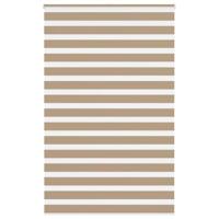 VidaXL Zebra blind 150x230 cm stofbreedte 145,9 cm polyester zandbruin - thumbnail