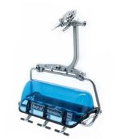 Jägerndorfer zetel 6 pers. blauw/zwart Obergassalmbahn 1:32 - thumbnail