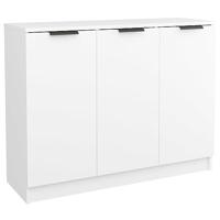 Dressoir 90,5x30x70 cm bewerkt hout wit - thumbnail
