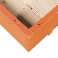 Plantenbak 110x110x26,5 cm massief grenenhout wasbruin - thumbnail