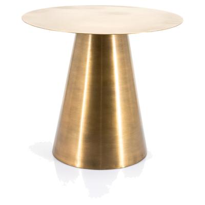 By-Boo Bijzettafel 'Mastic' 50cm, kleur Goud