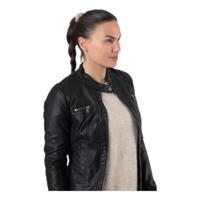 Only 15081400 Onlbandit Faux Leather Biker Leer En Leatherlook Black 15081400 - thumbnail