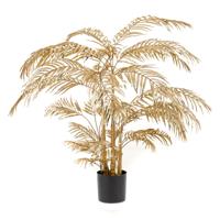 Emerald kunstplant goudpalm 145 cm goudkleurig - thumbnail