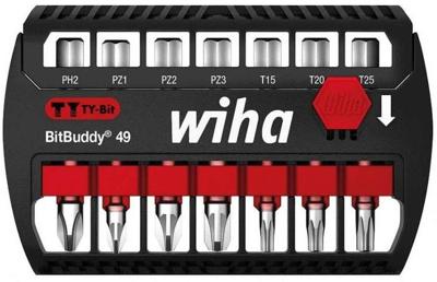 Wiha 42116 | Bitset BitBuddy | TY-bit | 49 mm | 1/4"| 8-delig - 42116