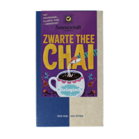 Zwarte chai thee bio 18 Zakjes - thumbnail