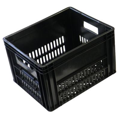 VWP Fietskrat zwart 40 liter