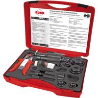 RUKO 109009 Ponsset voor blik met compacte manuele hydraulische pons, 12-delig - thumbnail