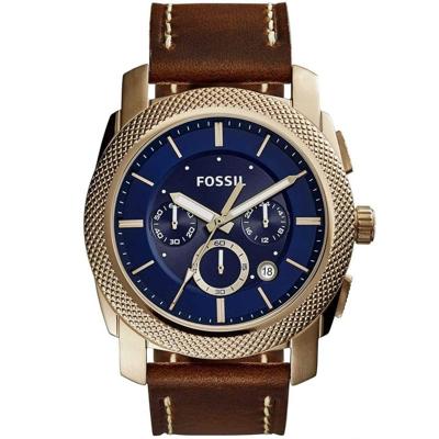 Horlogeband Fossil FS5159 Leder Bruin 24mm