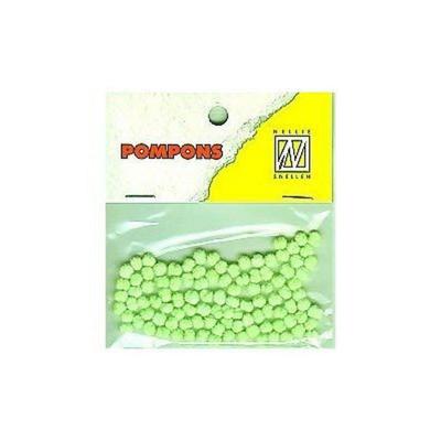 Nellie's Choice • pompoms mini 3mm 100stuks/pkg col. 33 neon green
