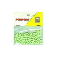 Nellie's Choice • pompoms mini 3mm 100stuks/pkg col. 33 neon green - thumbnail