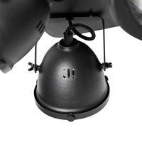 QAZQA Industriële spot zwart 4-lichts - Emado - thumbnail