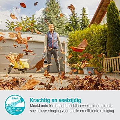 Gardena PowerJet 18V P4A Accu Bladblazer - Draadloos, Ergonomisch Ontwerp, Krachtige Luchtvolume - thumbnail