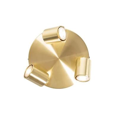 QAZQA Moderne plafondlamp messing verstelbaar rond 3-lichts - Java