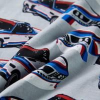 Kinderpyjama met korte mouwen 116 grijs - thumbnail