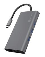 ICY BOX IB-DK4040-CPD notebook dock & poortreplicator Bedraad - thumbnail