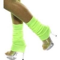Beenwarmers fluor groen - thumbnail