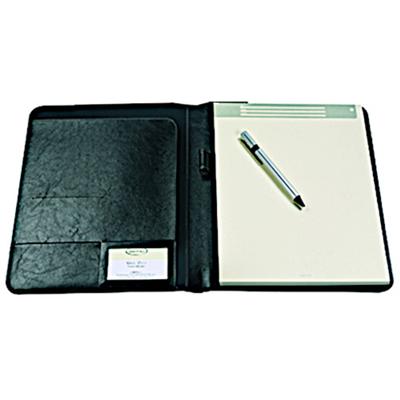 Palermo schrijfmap, ft A5, zwart met notitieblok