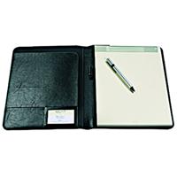 Palermo schrijfmap, ft A5, zwart met notitieblok - thumbnail