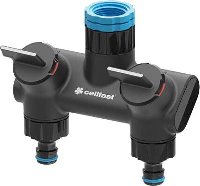 Dubbele kraanverdeler Cellfast Ergo