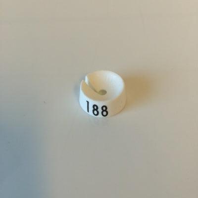 MB wit/zwart 188 voor op kledinghanger