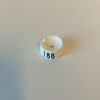 MB wit/zwart 188 voor op kledinghanger - thumbnail