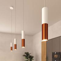 Dubbele metalen spotlamp E14 mat wit & geborsteld koper | Creative-Cables | Lamp kopen | Spotjes in plafond | Inbouwspots | Spotjes woonkamer | Led | - thumbnail