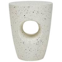 Beliani - EDOLO - Bijzettafel - Wit|Terrazzo effect - Lichtbeton - thumbnail