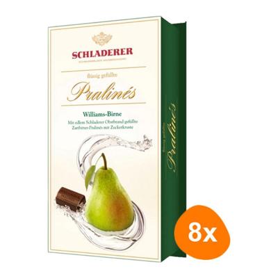 Schladerer - Pralinés Williams peer - 8x 127g