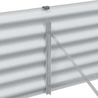 Verhoogde plantenbak 290 x 50 x 36 cm Gegalvaniseerd staal - thumbnail