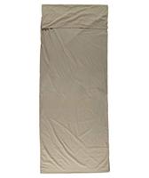 Cocoon Travel Sheet 100% Egyptian Cotton Lakenzak Khaki - thumbnail