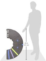 Lampenkap voor honden KVP Calmer Multicolour (33-43 cm) - thumbnail