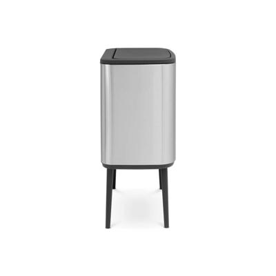 Brabantia 316081 vuilnisbak 33 l Rechthoekig Roestvrijstaal Zwart, Roestvrijstaal