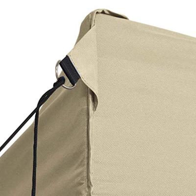 Partytent met 4 zijwanden inklapbaar 3x6 m staal crme