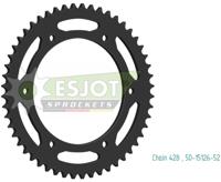 ESJOT Chain wheel 428 52z steel black - thumbnail