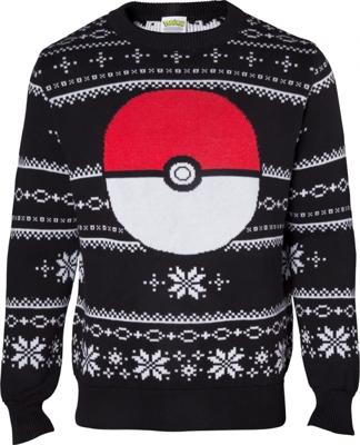 Pokemon - Knitted Pokeball Christmas Sweater