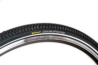 Continental Conti double fighter iii - snelle stadsflitser, zwart, 28x1 3/8, 37-622, 640g, 4-6 bar - thumbnail