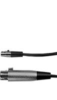 Shure WA310 microfoonkabel XLR-TA4F 1.3 m - thumbnail