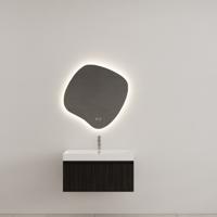 Badkamermeubel Gliss Design Timotheus 90 cm Black Veneer (Keuze Wastafel) - thumbnail