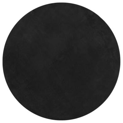 Vloerkleed laagpolig zacht en wasbaar 160 cm zwart Vloerkleed laagpolig zacht en wasbaar 160 cm zwart