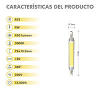 Ledlamp Silver Electronics ECO 4W R7s - thumbnail