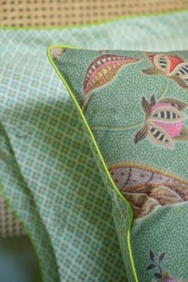 Pip Studio Pip Studio Matata Square Cushion - Groen 53x53 cm