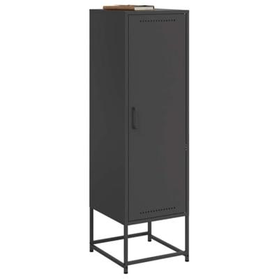 Hoge kast 36x39x123 cm staal zwart