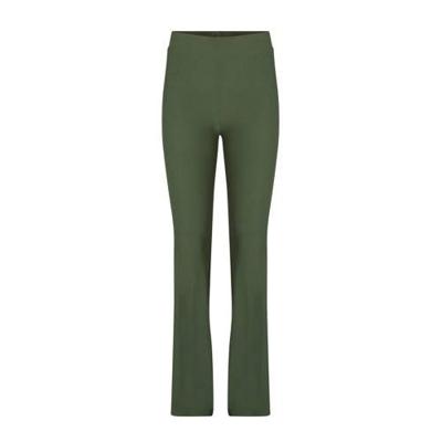 Jill & Mitch by Shoeby flared broek Ribby legergroen Jill & Mitch by Shoeby flared broek Ribby legergroen