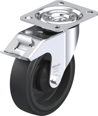 Blickle L-POEV 125KA-FI Zwenkwiel met rem Wieldiameter: 125 mm Draagvermogen (max.): 250 kg 1 stuk(s) Blickle L-POEV 125KA-FI Zwenkwiel met rem Wieldiameter: 125 mm Draagvermogen (max.): 250 kg 1 stuk(s)