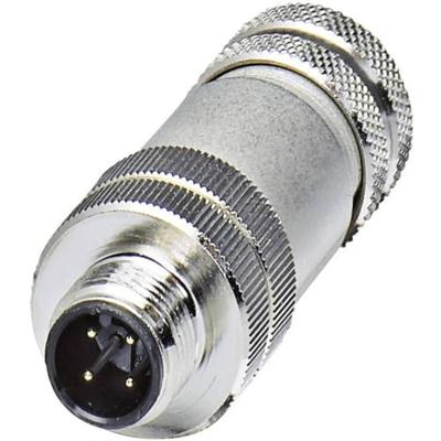 Phoenix Contact 1501540 Sensor/actuator connector, niet geassembleerd M12 Aantal polen (sensoren): 4 Stekker, recht 1 stuk(s)